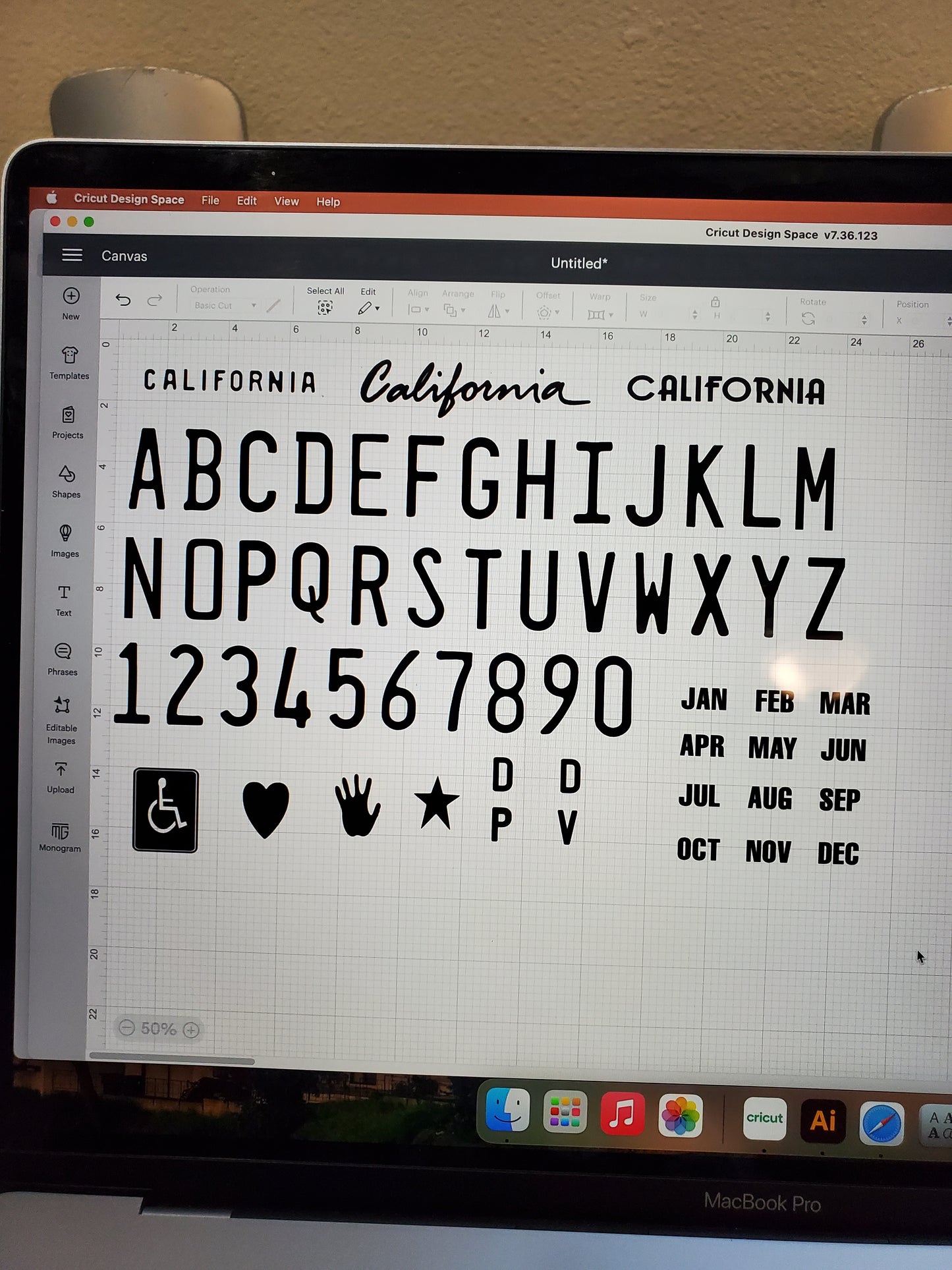 California License Font File (DIGITAL DOWNLOAD)